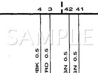 1999 Saab 9-3 SE 2.0 L4 GAS Wiring Diagram