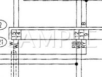2000 Subaru Legacy  2.5 H4 GAS Wiring Diagram