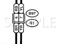 2001 Subaru Legacy  2.5 H4 GAS Wiring Diagram