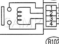 2000 Subaru Impreza  2.2 H4 GAS Wiring Diagram