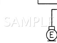 2001 Subaru Impreza  2.2 H4 GAS Wiring Diagram