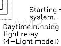 2000 Subaru Legacy  2.5 H4 GAS Wiring Diagram