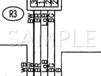 2000 Subaru Outback  2.5 H4 GAS Wiring Diagram