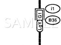 2001 Subaru Legacy  2.5 H4 GAS Wiring Diagram