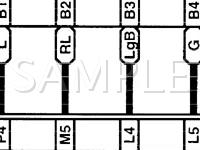 2001 Subaru Outback  2.5 H4 GAS Wiring Diagram