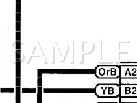 2001 Subaru Outback  2.5 H4 GAS Wiring Diagram
