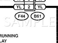 2001 Subaru Legacy  2.5 H4 GAS Wiring Diagram