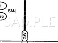 2001 Subaru Outback  2.5 H4 GAS Wiring Diagram