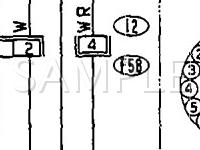 1990 Subaru Justy GL 1.2 L3 GAS Wiring Diagram