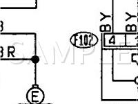 1990 Subaru Justy DL 1.2 L3 GAS Wiring Diagram