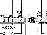 1990 Subaru Justy GL 1.2 L3 GAS Wiring Diagram