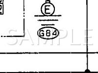 1990 Subaru Justy GL 1.2 L3 GAS Wiring Diagram