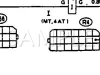 1990 Subaru Loyale RS 1.8 H4 GAS Wiring Diagram