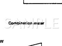 1990 Subaru Loyale  1.8 H4 GAS Wiring Diagram