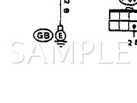 1990 Subaru Loyale  1.8 H4 GAS Wiring Diagram