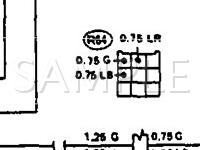 1990 Subaru Loyale  1.8 H4 GAS Wiring Diagram