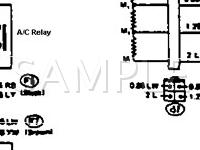 1990 Subaru Loyale  1.8 H4 GAS Wiring Diagram