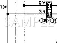 1991 Subaru Justy GL 1.2 L3 GAS Wiring Diagram