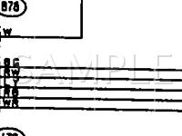 1991 Subaru Legacy L 2.2 H4 GAS Wiring Diagram