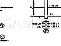 1991 Subaru Loyale  1.8 H4 GAS Wiring Diagram