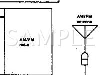 1991 Subaru Loyale  1.8 H4 GAS Wiring Diagram
