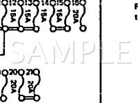 1991 Subaru XT GL 1.8 H4 GAS Wiring Diagram