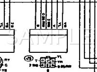 1990 Subaru XT6  2.7 H6 GAS Wiring Diagram