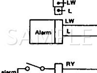 1990 Subaru XT GL 1.8 H4 GAS Wiring Diagram