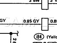 1990 Subaru XT GL 1.8 H4 GAS Wiring Diagram