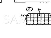 1991 Subaru XT GL 1.8 H4 GAS Wiring Diagram