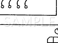 1991 Subaru XT GL 1.8 H4 GAS Wiring Diagram