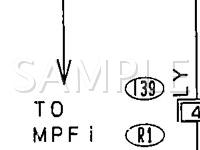 1992 Subaru Justy GL 1.2 L3 GAS Wiring Diagram