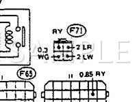 1992 Subaru Loyale  1.8 H4 GAS Wiring Diagram