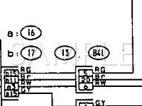 1992 Subaru SVX LSL 3.3 H6 GAS Wiring Diagram