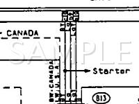 1992 Subaru SVX LS 3.3 H6 GAS Wiring Diagram