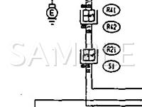 1992 Subaru SVX LS 3.3 H6 GAS Wiring Diagram