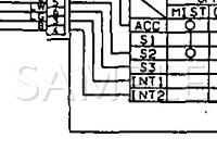 1992 Subaru SVX LSL 3.3 H6 GAS Wiring Diagram