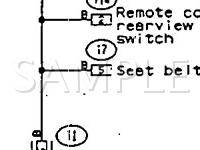 1993 Subaru Impreza LS 1.8 H4 GAS Wiring Diagram