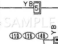 1993 Subaru Justy GL 1.2 L3 GAS Wiring Diagram