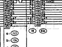 1993 Subaru Legacy L 2.2 H4 GAS Wiring Diagram
