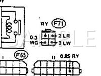 1993 Subaru Loyale  1.8 H4 GAS Wiring Diagram