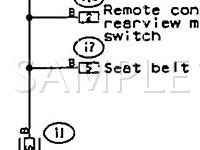 1994 Subaru Impreza LS 1.8 H4 GAS Wiring Diagram