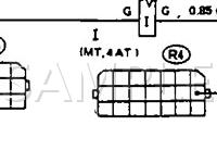 1994 Subaru Loyale  1.8 H4 GAS Wiring Diagram