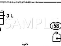 1994 Subaru Loyale  1.8 H4 GAS Wiring Diagram