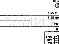 1994 Subaru Loyale  1.8 H4 GAS Wiring Diagram