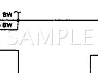1994 Subaru Loyale  1.8 H4 GAS Wiring Diagram