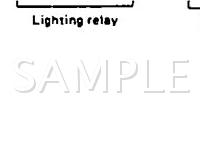 1994 Subaru Loyale  1.8 H4 GAS Wiring Diagram