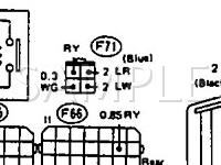 1994 Subaru Loyale  1.8 H4 GAS Wiring Diagram