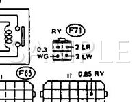 1994 Subaru Loyale  1.8 H4 GAS Wiring Diagram