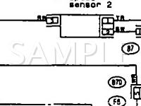 1994 Subaru SVX LSI 3.3 H6 GAS Wiring Diagram